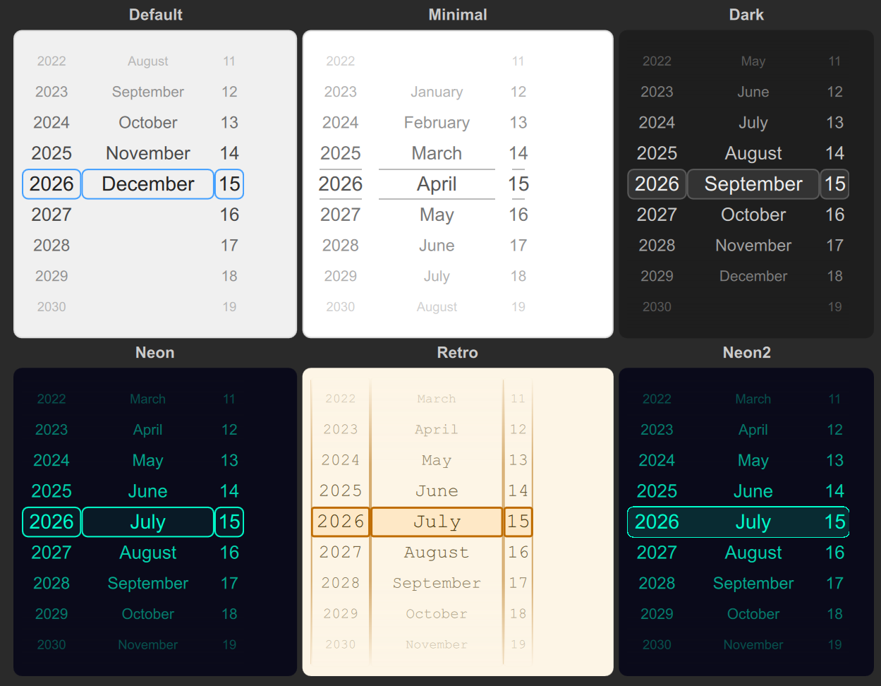All themes